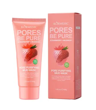 KORMESIC Strawberry Pore Purifying Mud Mask (for foreign trade) 100g