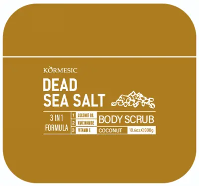 KORMESIC Dead Sea Salt Coconut Body Scrub (for foreign trade) 300g