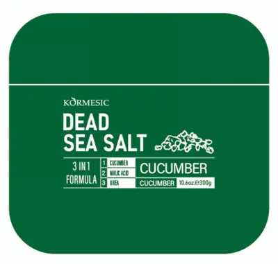 KORMESIC Dead Sea Salt Cucumber Body Scrub (for foreign trade) 300g