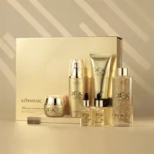 KORMESIC 24K Gold Anti-Aging Skincare Set 300ml+100ml+15ml×2+50g+100ml(for foreign trade)