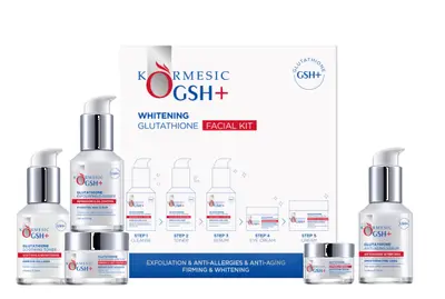KORMESIC Whitening Glutathione Facial Set 75g+75g+75g+20g+50g