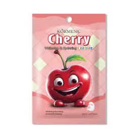 KORMESIC Cherry Whitening and Hydrating Mask - Sheet (perforated) 25ml ‘Special Offer’