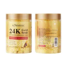 KORMESIC 24K Gold Exfoliating Body Scrub 400g(for foreign trade)