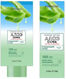 KORMESIC Aloe Vera Facial Scrub RS (for foreign trade) 100g