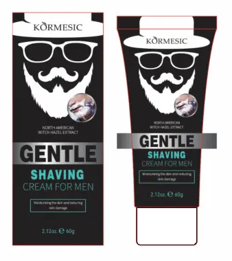 KORMESIC Men’s Gentle Smooth Shaving Cream (FT) 60g