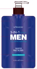 KORMESIC Men’s 3-in-1 Cleansing Shower Gel (for foreign trade) 520ml