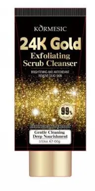 KORMESIC 24K Gold Exfoliating Scrub Cleanser (For Foreign Trade) 100g
