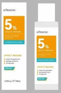 KORMESIC 5% Benzoyl Peroxide Sebum-Regulating Toner (For Foreign Trade) 130ml