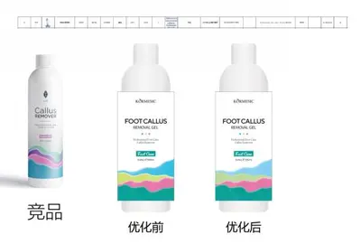 KORMESIC Foot Callus Removal Gel (for foreign trade) 250g