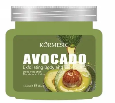 KORMESIC Avocado Body & Face Exfoliating Scrub (FT) 300g