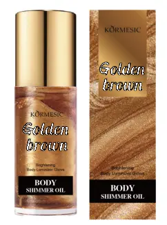 KORMESIC Golden Brown Body Highlighting Oil 30ml