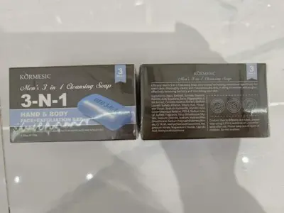 KORMESIC Men’s 3-in-1 Cleansing Soap (for foreign trade) 130g