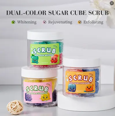 KORMESIC Bi-Colour Exfoliating Cube Scrub (for foreign trade) 110g(6 pieces)