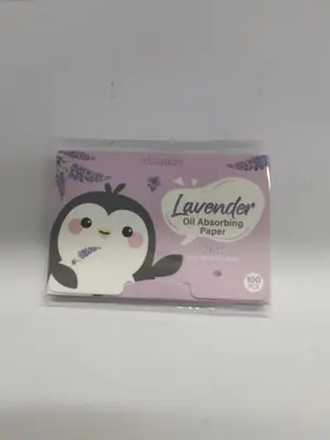 100 pieces of KORMESIC lavender oil absorbing paper