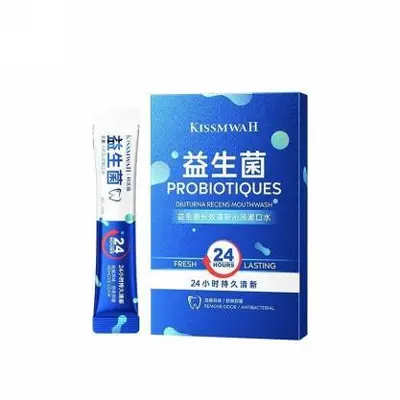 KISSMWAH probiotic long-lasting fresh and refreshing mouthwash - boxed 10ml * 10 strips