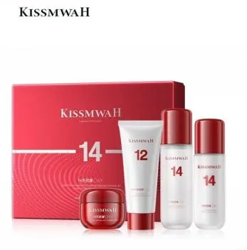 KISSWAH White Blood Cell DNA Sodium Collagen Reverse Aging Time Enjoyment Kit 110ml+100ml+50g+100g