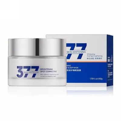 Skin Research Whitening Spot Removing Repair Sleep facial mask (Silver Blue 377) 50g