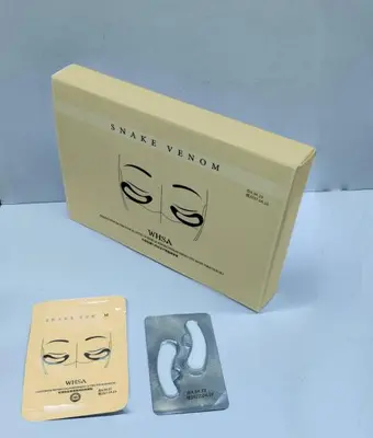 Whsa Snake Venom Peptide Stretching & Stretching Freeze-drying Eye Mask Premium Set 160mg/pair*4 pairs+5ml/pair*4 tablets