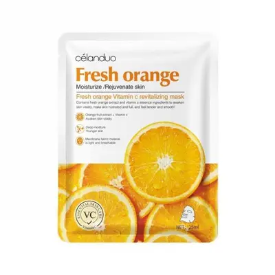 Celanduo Fresh Orange VC Skin Revitalizing facial mask 25ml