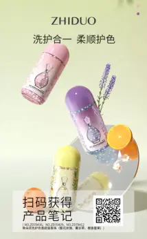 Zhiduo Two Colours Softening & Staying Beads (Lavender) 200g