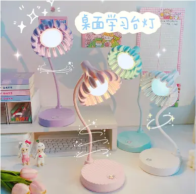 Flower-Shaped Touch Desktop Table Lamp - LD3092