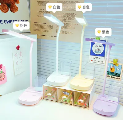 Long-Head Pen Holder Touch Table Lamp - LD3093