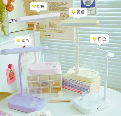 Long-Head Pen Holder Touch Table Lamp - LD3094