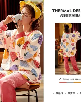 Strawberry Party Two-Piece Loungewear Set - M5501