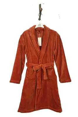OrangeStriped 情侣 Bathrobe - M6688