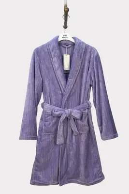 VioletStriped 情侣 Bathrobe - M6688
