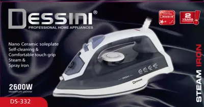 Dessini Steam Iron - DS333 - Purple