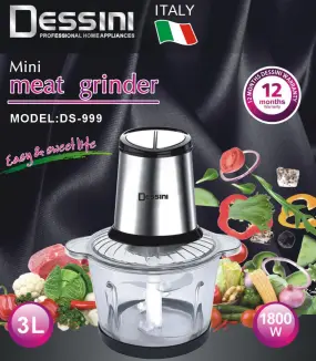 Dessini Juicer or Chopper - DS912G - 3L