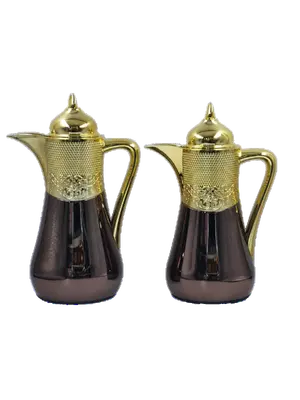 Glass-Lined Vacuum Jug 1.0L - SM-2A12-0.7/1.0L - 咖啡金