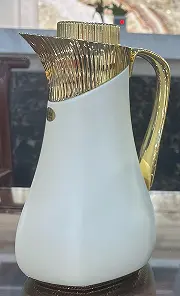 Glass-Lined Vacuum Jug 1.0L - SM-2A14-1.0L - 哑光珍珠白