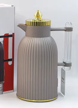 Glass-Lined Vacuum Jug 1.0L - SM-2D938A/B-1.0L - Warm Gray