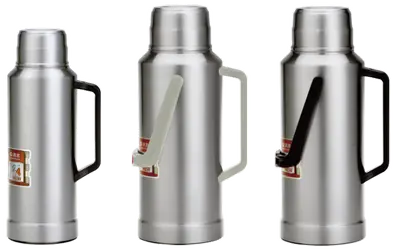 Steel-Body Glass-Lined Vacuum Jug 2.5L - SM-3202-2.5L - 砂光灰