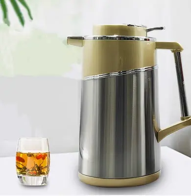 Steel-Body Glass-Lined Vacuum Jug 1.3L - SM-3292-1.3L - 香槟金
