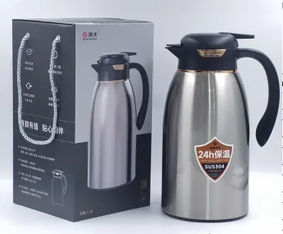Steel-Body Glass-Lined Vacuum Jug 1.6L - SM-3392-1.6L - 钢本色