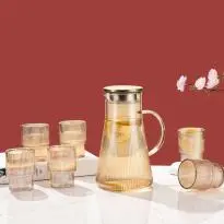 7-Piece Glass Tea Set - YS009