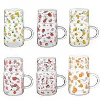 Printed Glass Cup 750ml - YS02-HW-02