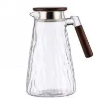 Wooden-Handle Glass Jug - Clear 1.8L - YS04-MB