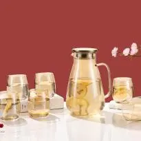 7-Piece Glass Tea Set - YS014