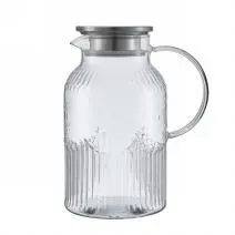 Sunflower Glass Water Jug - Clear 1.8L - YS05