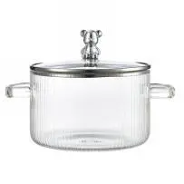 Double-Handle Glass Pot 1.6L - YSG01