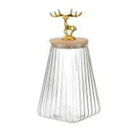 Glass Storage Jar 1000ml - YSG07