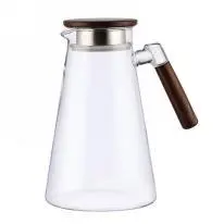 Wooden-Handle Glass Jug - Clear 1.8L - YS02-MB