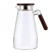 Wooden-Handle Glass Jug - Clear 1.8L - YS03-MB
