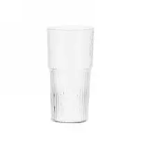 Ribbed Glass Cup 600ml - YS03