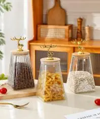 Glass Storage Jar 1000ml - YSG05