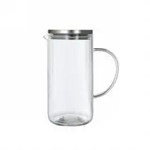 Ribbed Glass Water Jug 1.2L - YS12